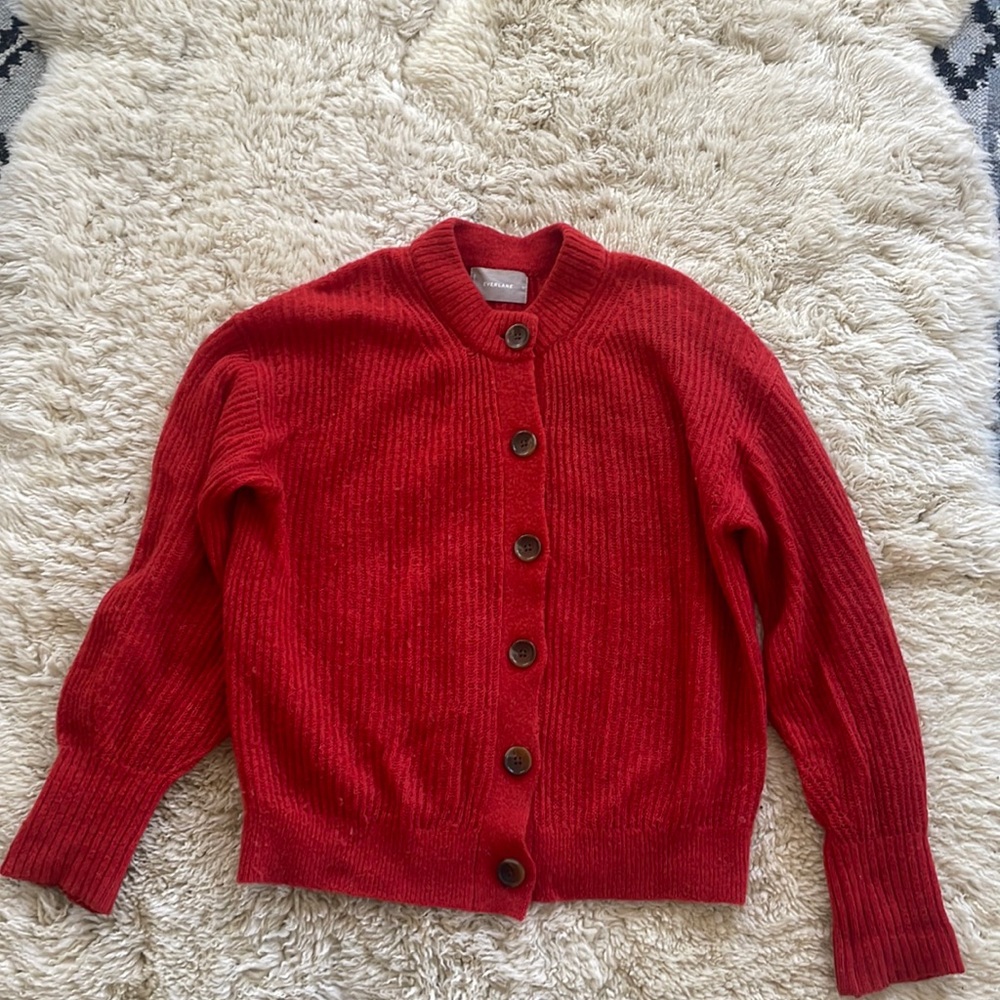 Everlane Alpaca Cardigan.